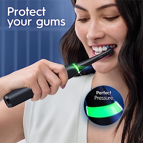 Violet Rechargeable Electric Toothbrush with 3 Replacement Heads and Travel Case O3969