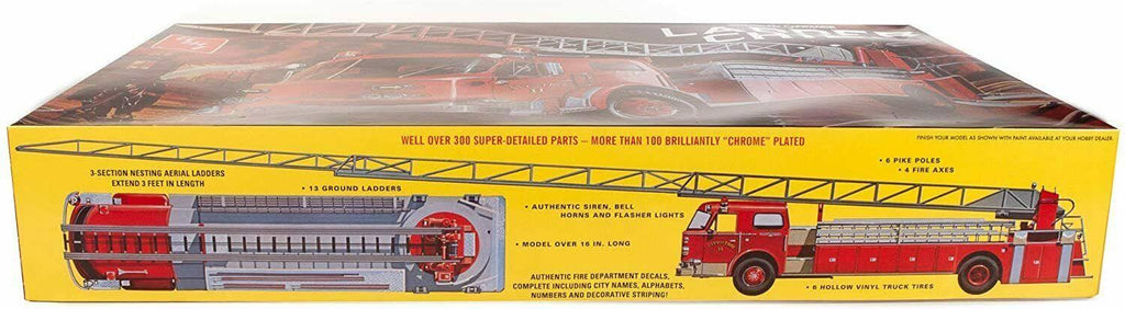 1/25 Scale American LaFrance Ladder Chief Fire Truck Model Kit X584647