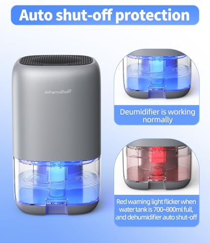 35 OZ Small Dehumidifier with Auto Shut Off E1154