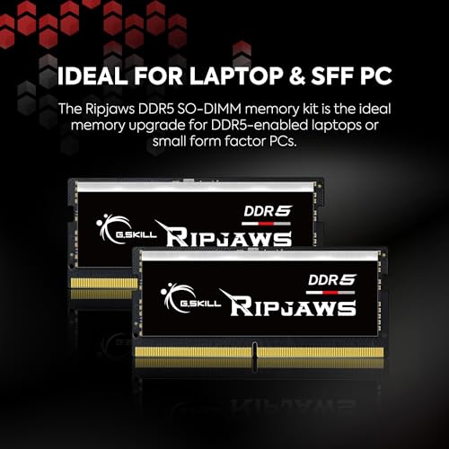 DDR5 RAM 64GB (2x32GB) 5600MT/s CL40-40-40-89 Non-ECC SODIMM S233