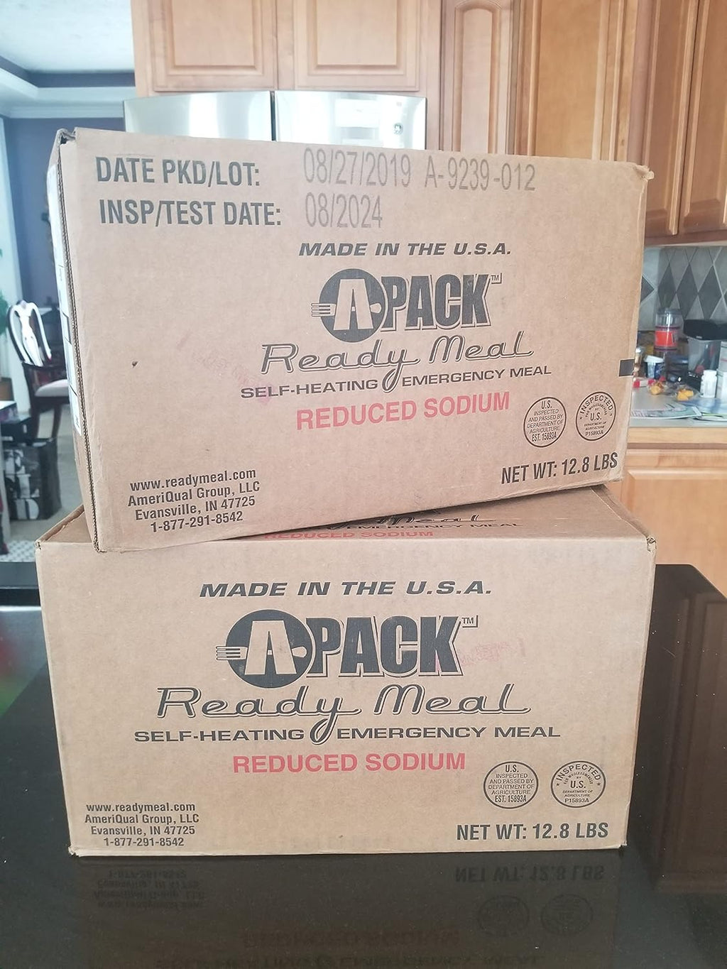 4 Cases of 12 entrees Self-Heating Full Meal E98451