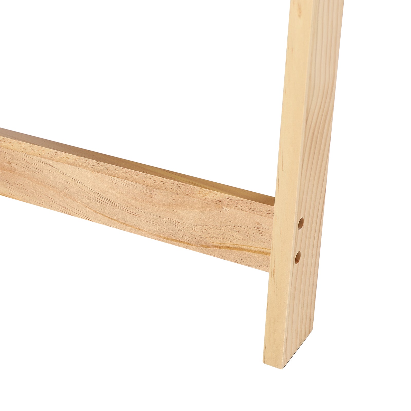 Pet Stairs Foldable Pine Wood Natural Black V68854