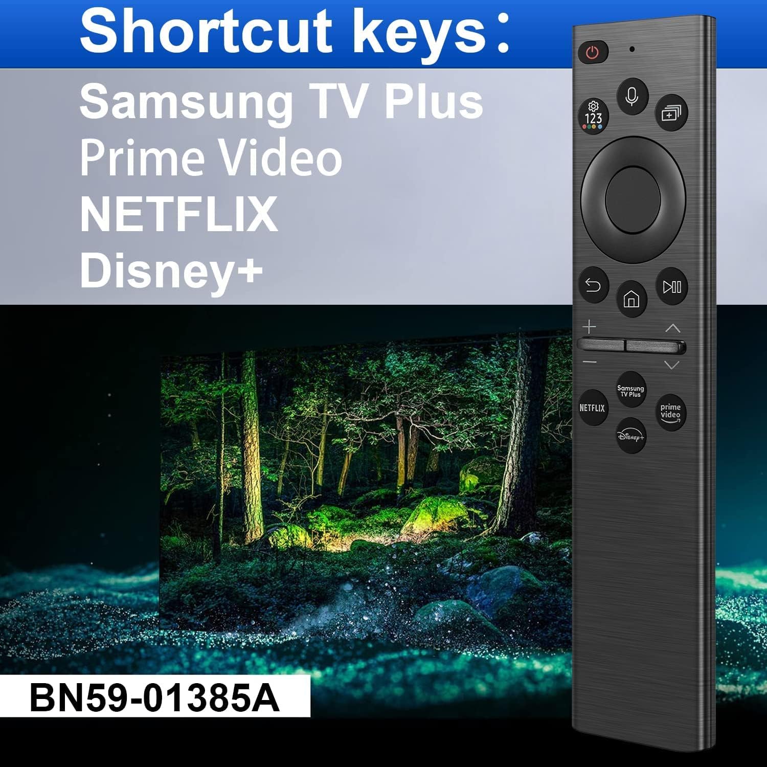 Replacement Voice Control Remote Control for Samsung Smart TVs S2359