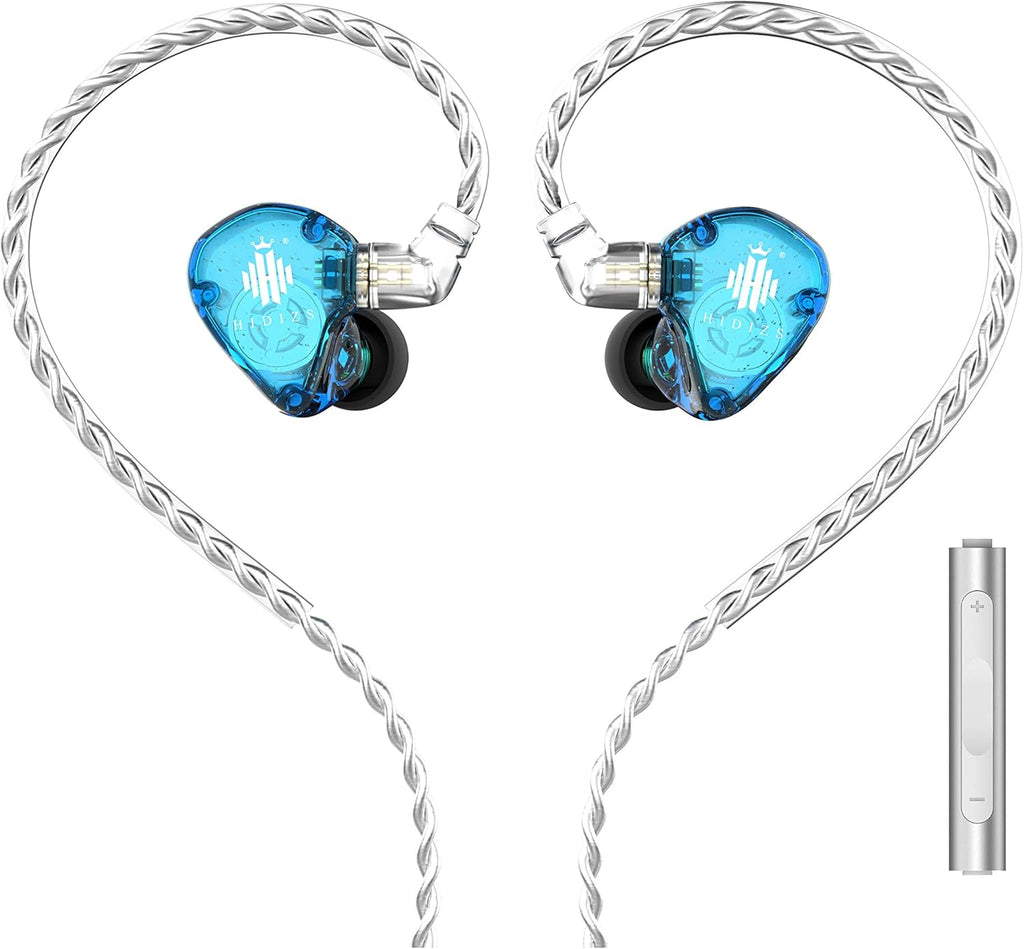 Black Polymer Diaphragm In-Ear Monitor Headphones with Detachable Cable C7091