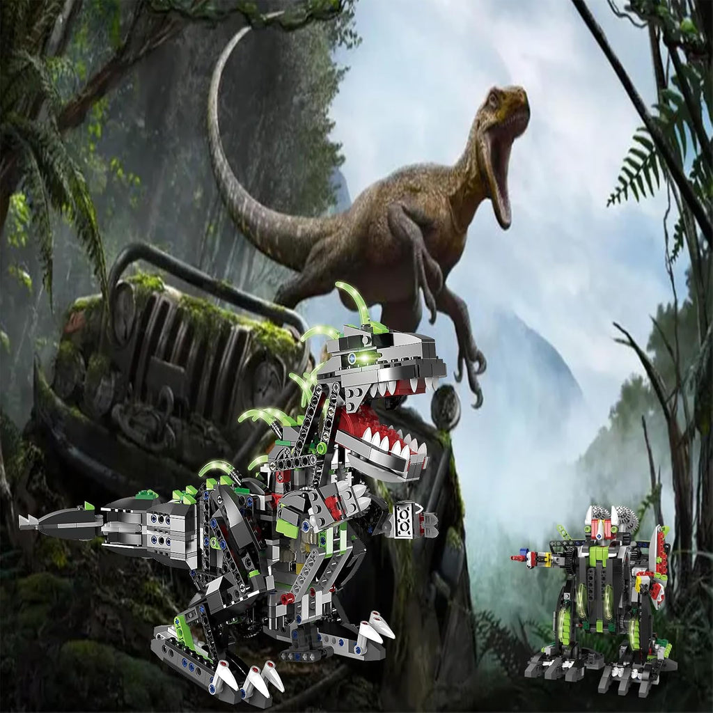 2 in1 Dinosaur Robot Building Kits D7110