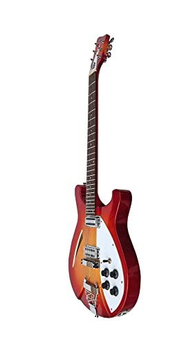 3T Sunburst Semi Hollow Electric Guitar D819