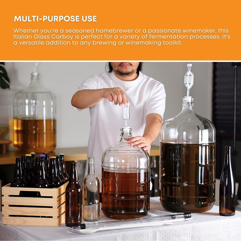 3 Gallon Glass Carboy A8087