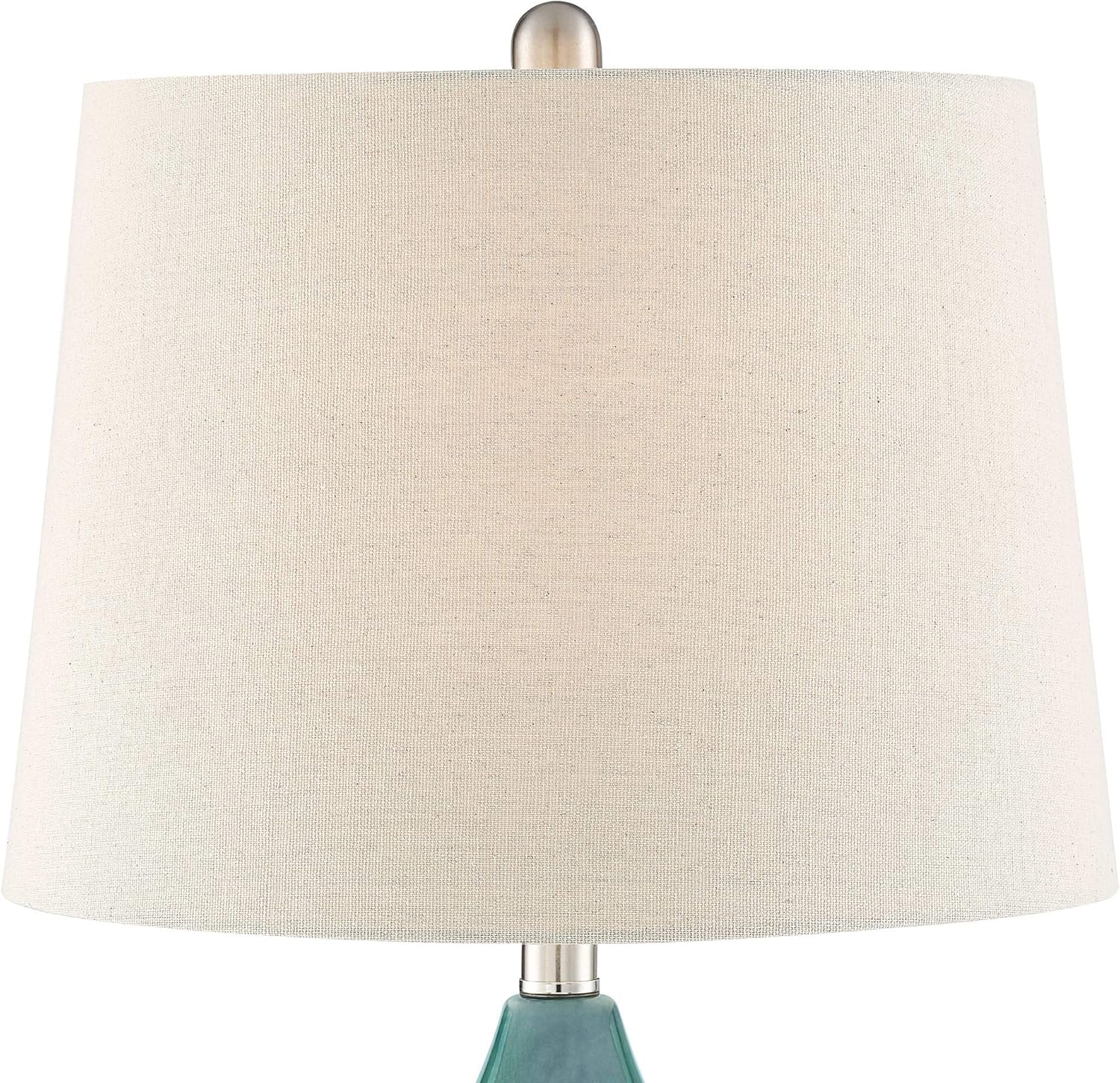 Sea Foam Blue Green Ceramic Table Lamp 24.75" High J856360