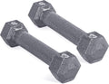 3 lb Cast Iron Hex Dumbbell Pair S4321