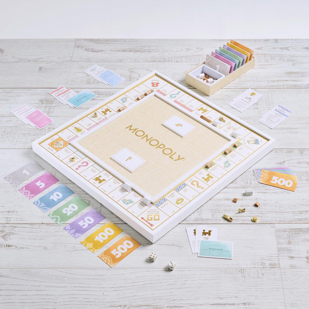Monopoly Bianco Edition with Wood Game Board C2492