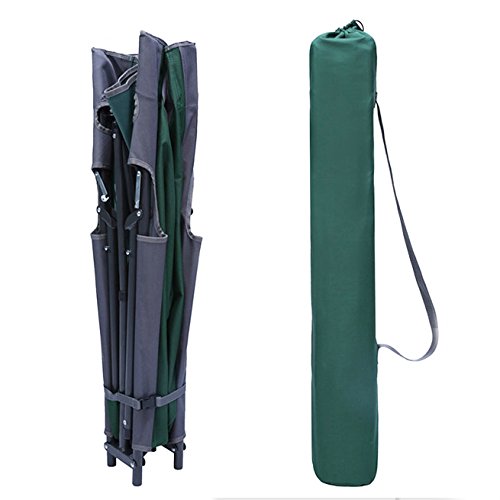 Green Folding Camping Cot with Carry Bag T717039