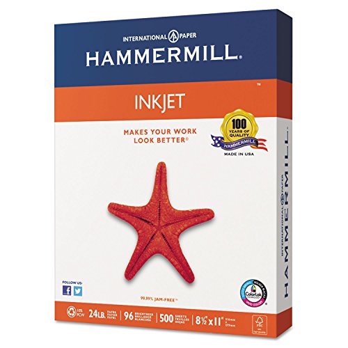24 Lb 8.5 x 11 Printer Paper, 5 Ream (2,500 Sheets) J5652