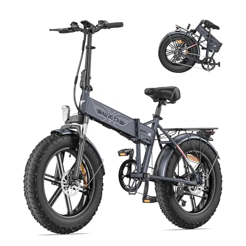 Foldable 20" x 3.0 Fat Tire Electric Bike with 52V 13AH Removable Battery O809787