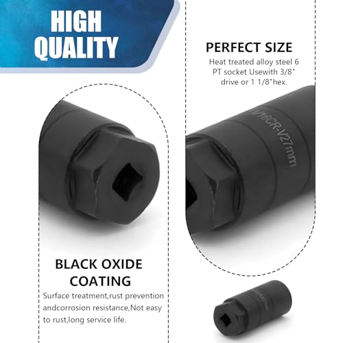 1 PC Black Metal Car Oil Pressure Sensor Disassembly Drive Tool T2398