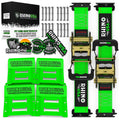 Green UTV Wheel Chock Tie-Down Kit V882