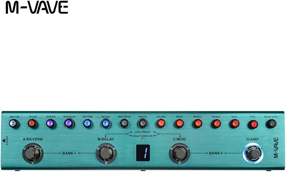 Multi Effects Guitar Pedal with 36 Editable Presets W3981