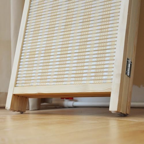 Bamboo Room Divider Screen, 67" H x 76.75" W M79342