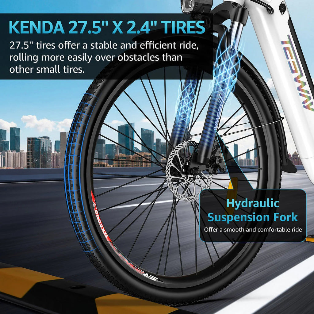 27.5" Electric Bike 500W 48V 12AH Step-Thru K452380