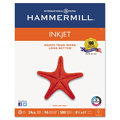 24 Lb 8.5 x 11 Printer Paper, 5 Ream (2,500 Sheets) J5652