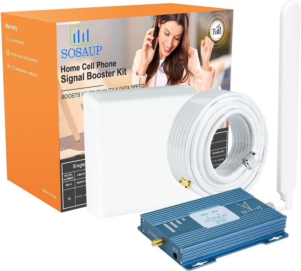 Cell Phone Signal Booster 4G LTE 5G for Home Band 13 L63226
