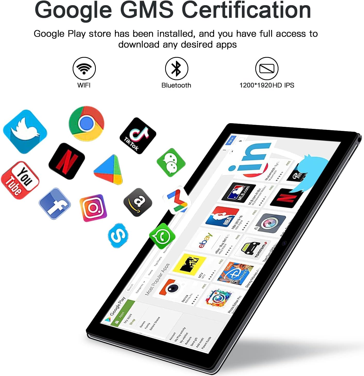 10 inch Android Tablet with 4GB RAM 64GB ROM V420714