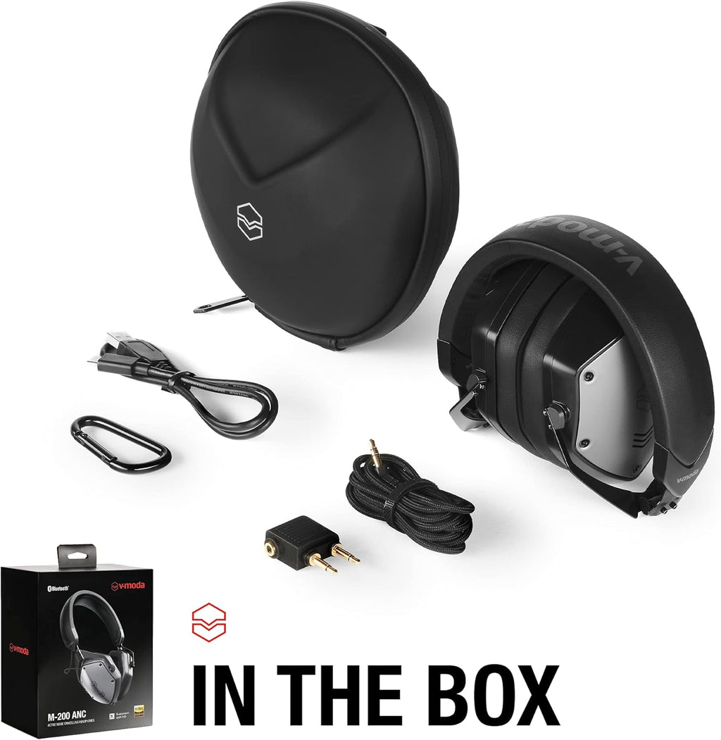 Matte Black Noise Cancelling Wireless Over-Ear Headphones L9888