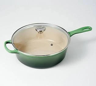 3.75-qt Cast Iron Cassadou with Glass Lid N23032
