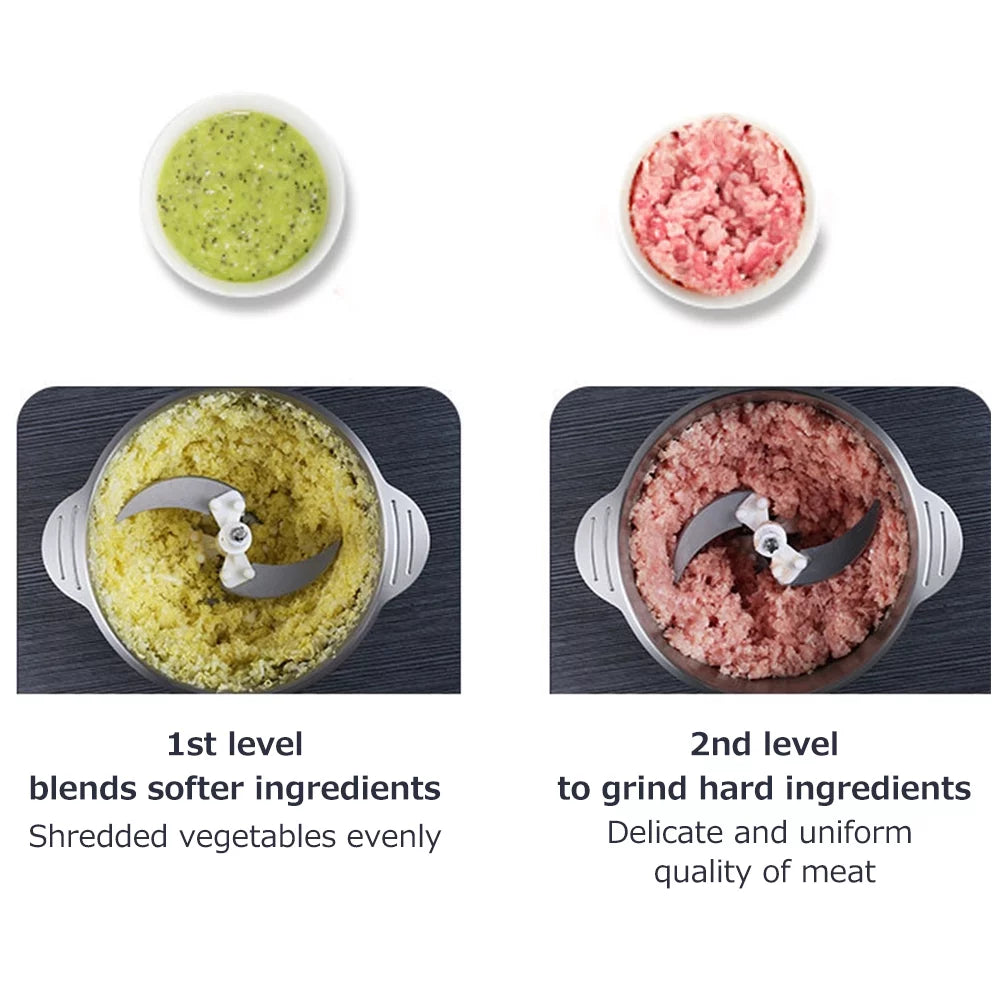 3L Stainless Steel Electric Meat Grinder X48791