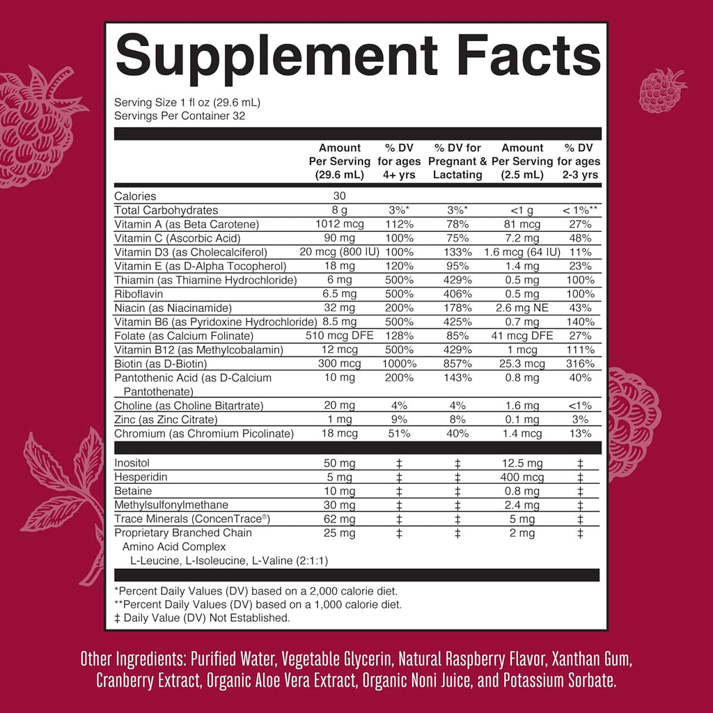 Vegan Liquid Multivitamin Multimineral, 32 Fl Oz L381