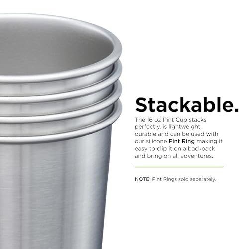 16-Ounce Stainless Steel Pint Cup C2748