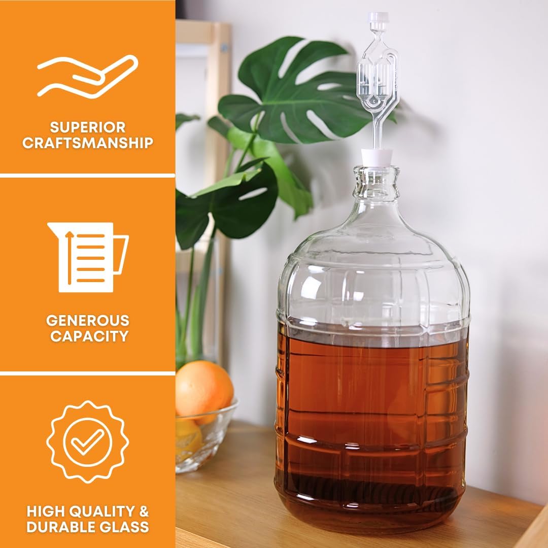 3 Gallon Glass Carboy A8087