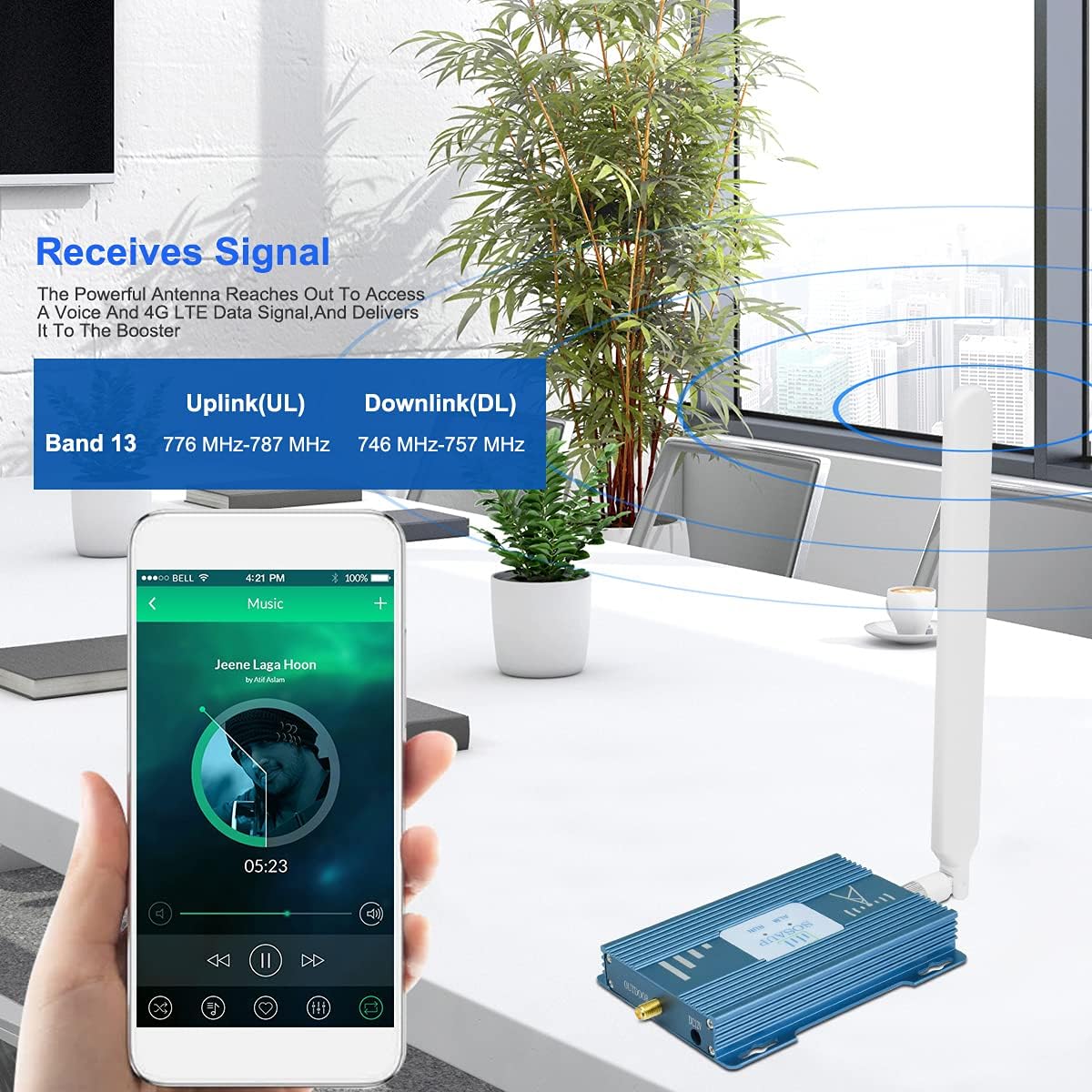 Cell Phone Signal Booster 4G LTE 5G for Home Band 13 L63226