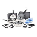 12 Piece Nonstick Black Cookware Set with Utensils W8228