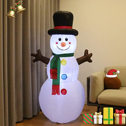 5 FT Inflatable Snowman with LED Lights D5735