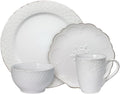White 16 Piece Dinnerware Set P4556