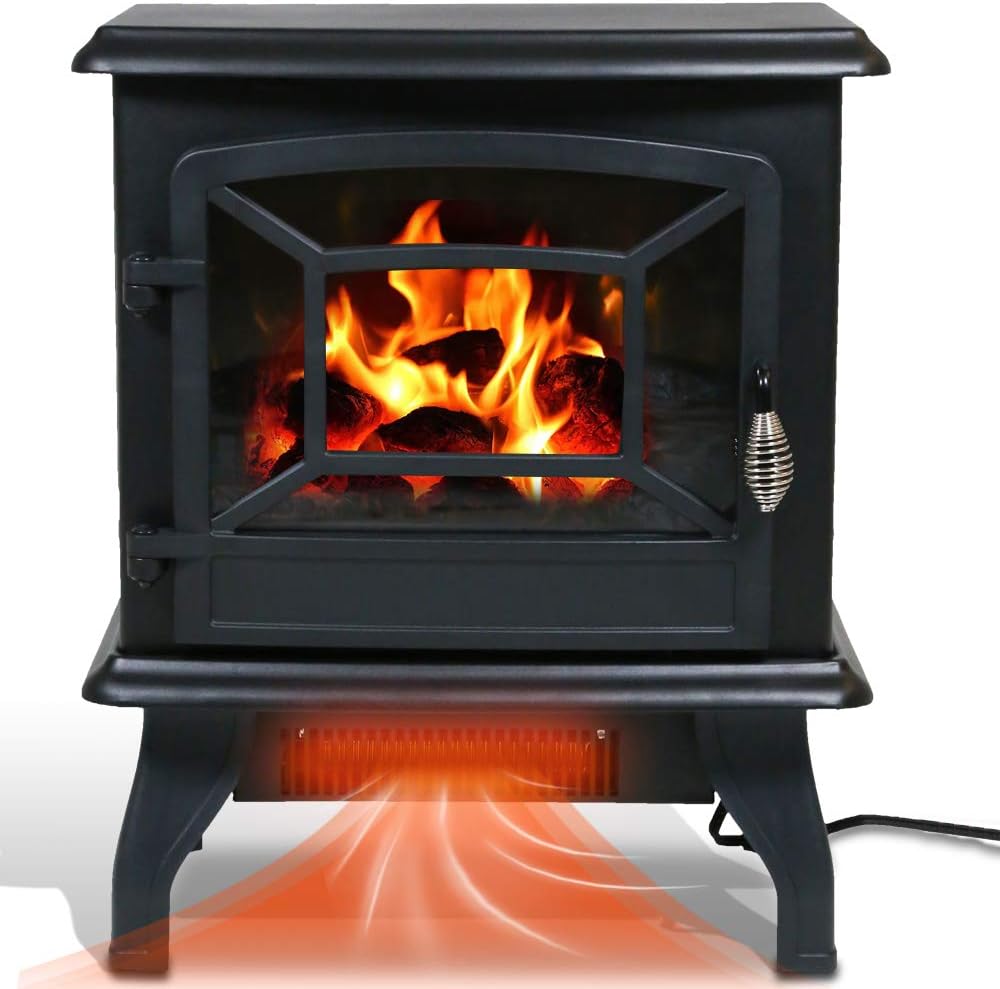 20" 1500W Electric Fireplace Heater J330