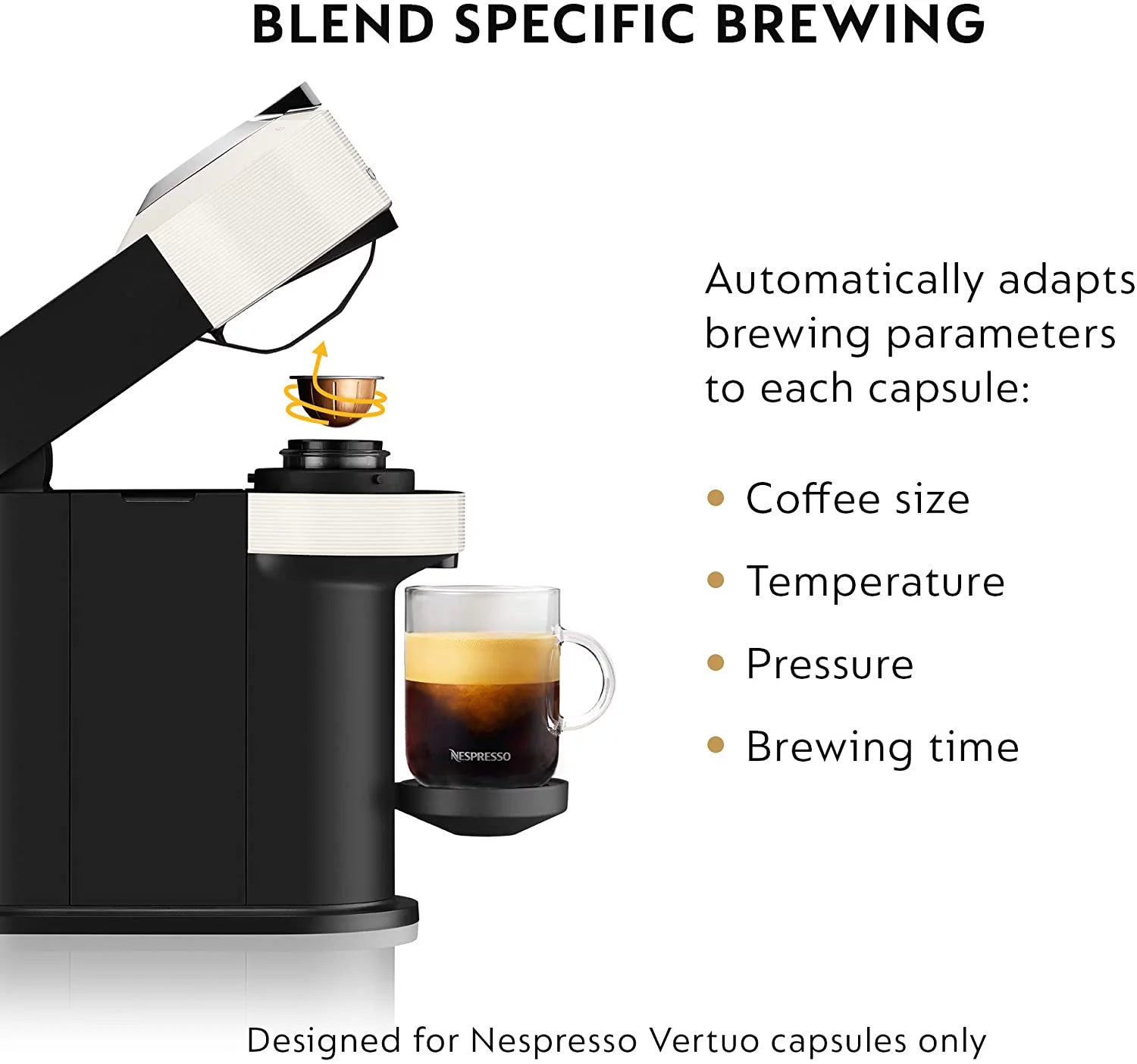 White Coffee and Espresso Machine Q7826