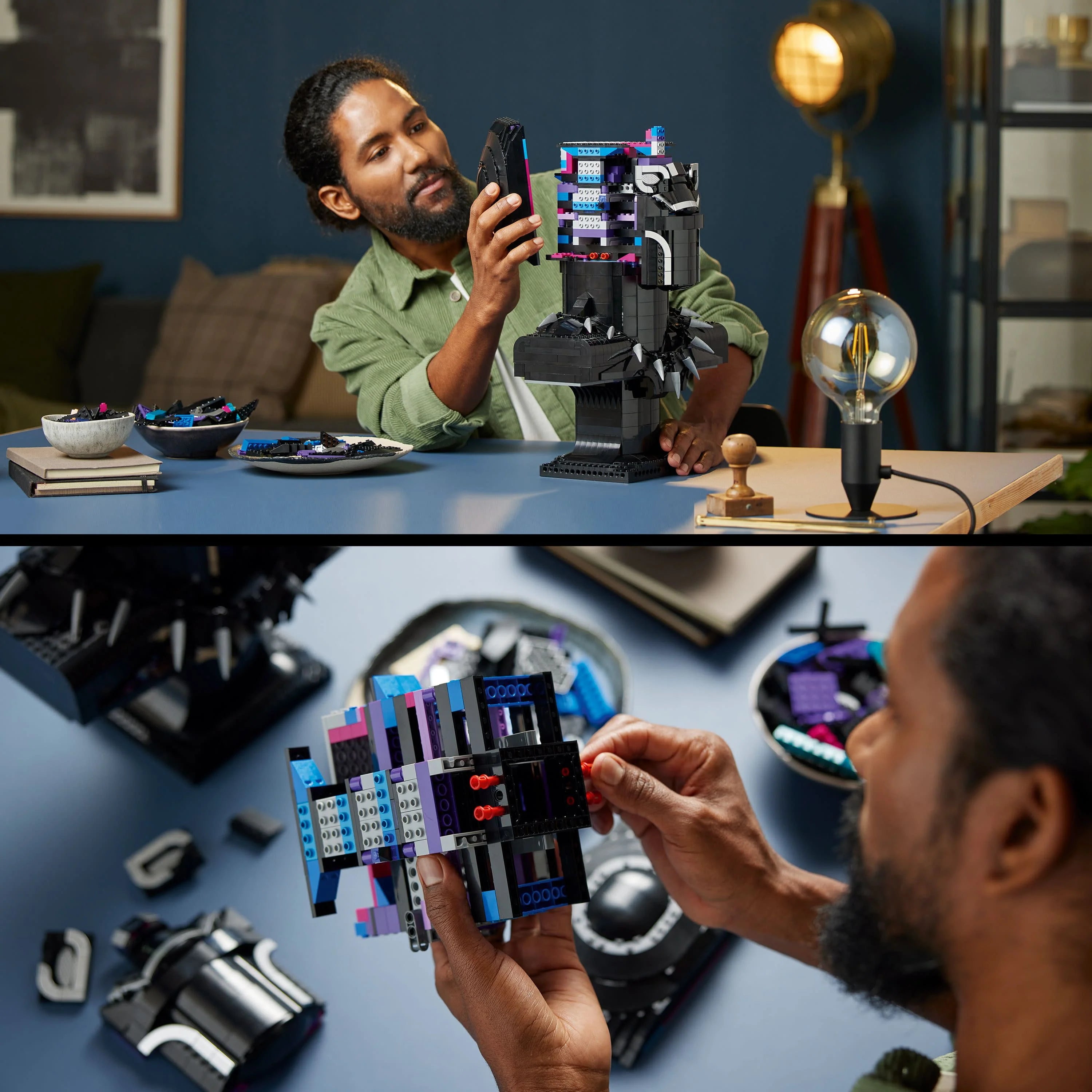 Black Panther King T'Challa Model Building Kit Z6727