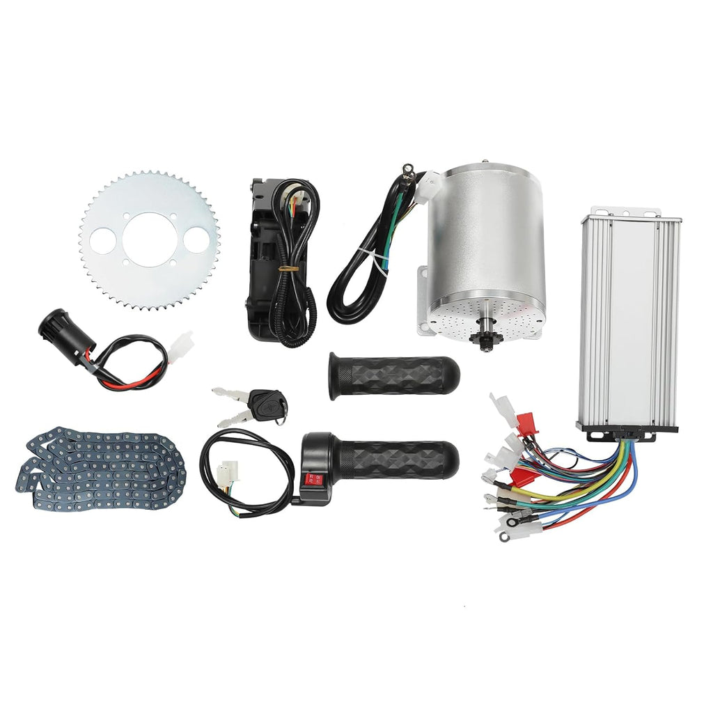 48-72V 3000W Brushless Motor Kit with Controller & Throttle U3093
