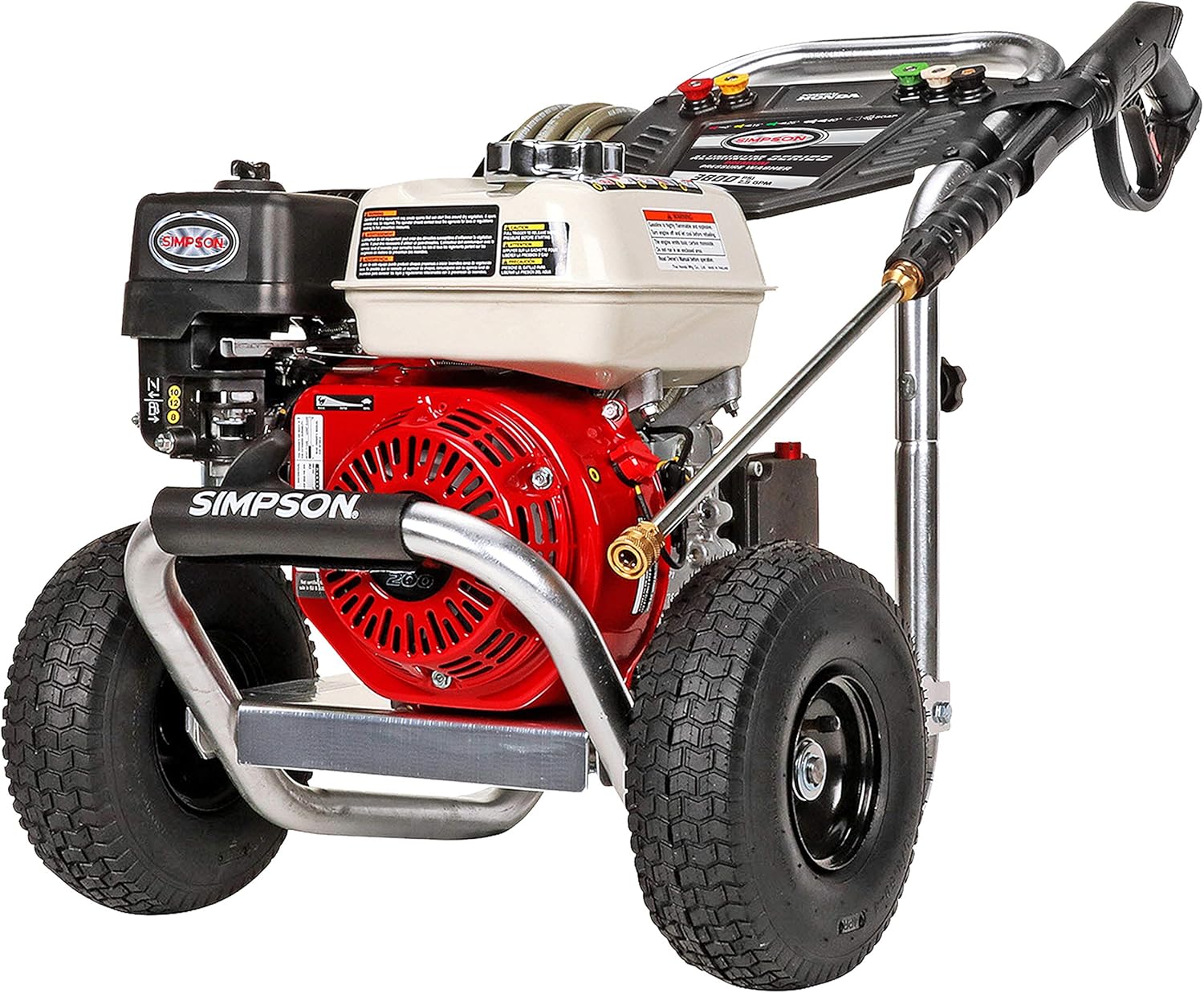 Aluminum Gas Pressure Washer, 3600 PSI @ 2.5 GPM M113016
