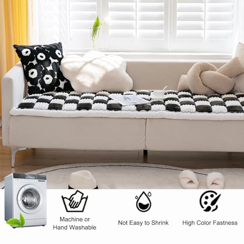 Blue-Green 27.6 x 82.7 Inch Couch Cover H7595
