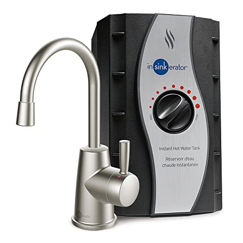 Instant Hot Water Dispenser System, Single-Handle Faucet in Satin Nickel with 2/3-Gallon Stainless Steel Tank O4126