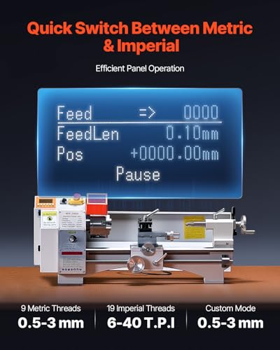 8.7 x 18 in Precision Metal Lathe E15870