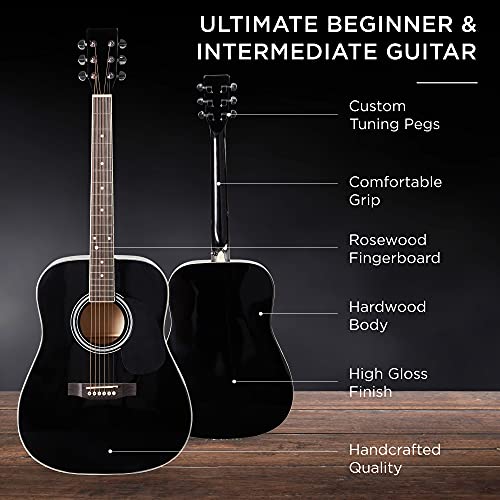 Full Size Acoustic Guitar Starter Set with Case R99299