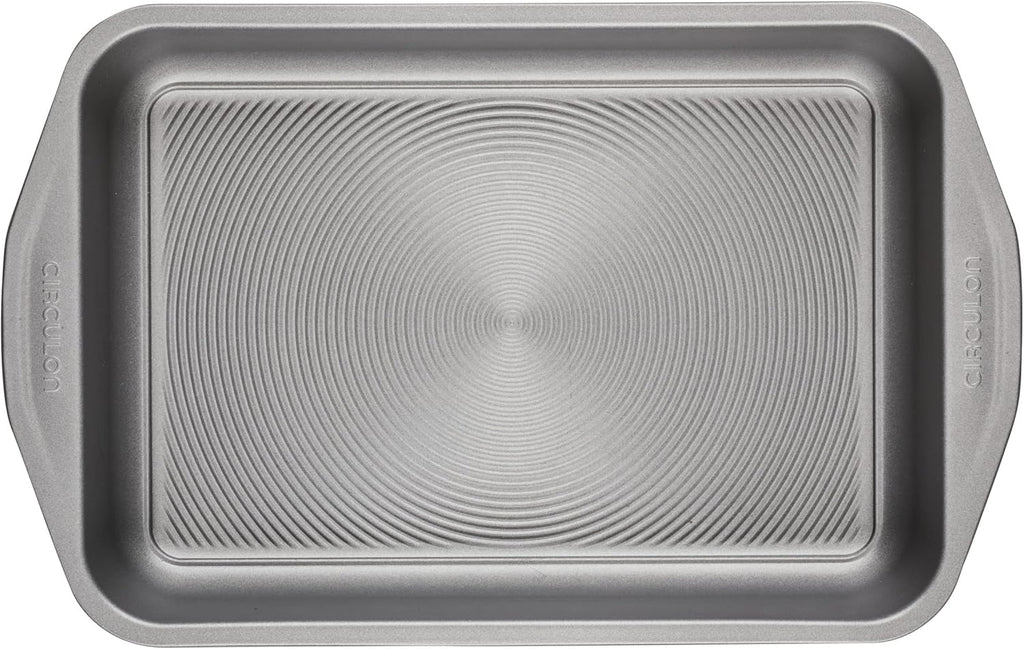 Nonstick Baking Pan With Lid, Rectangle - 9 Inch x 13 Inch, Gray Y250288