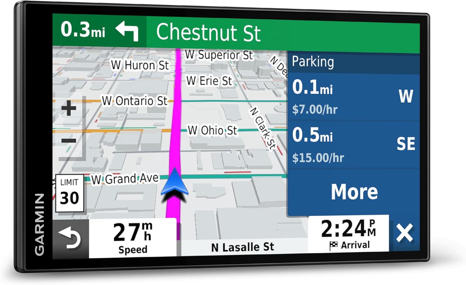 7-inch Car GPS Navigator with High-resolution Maps C1694