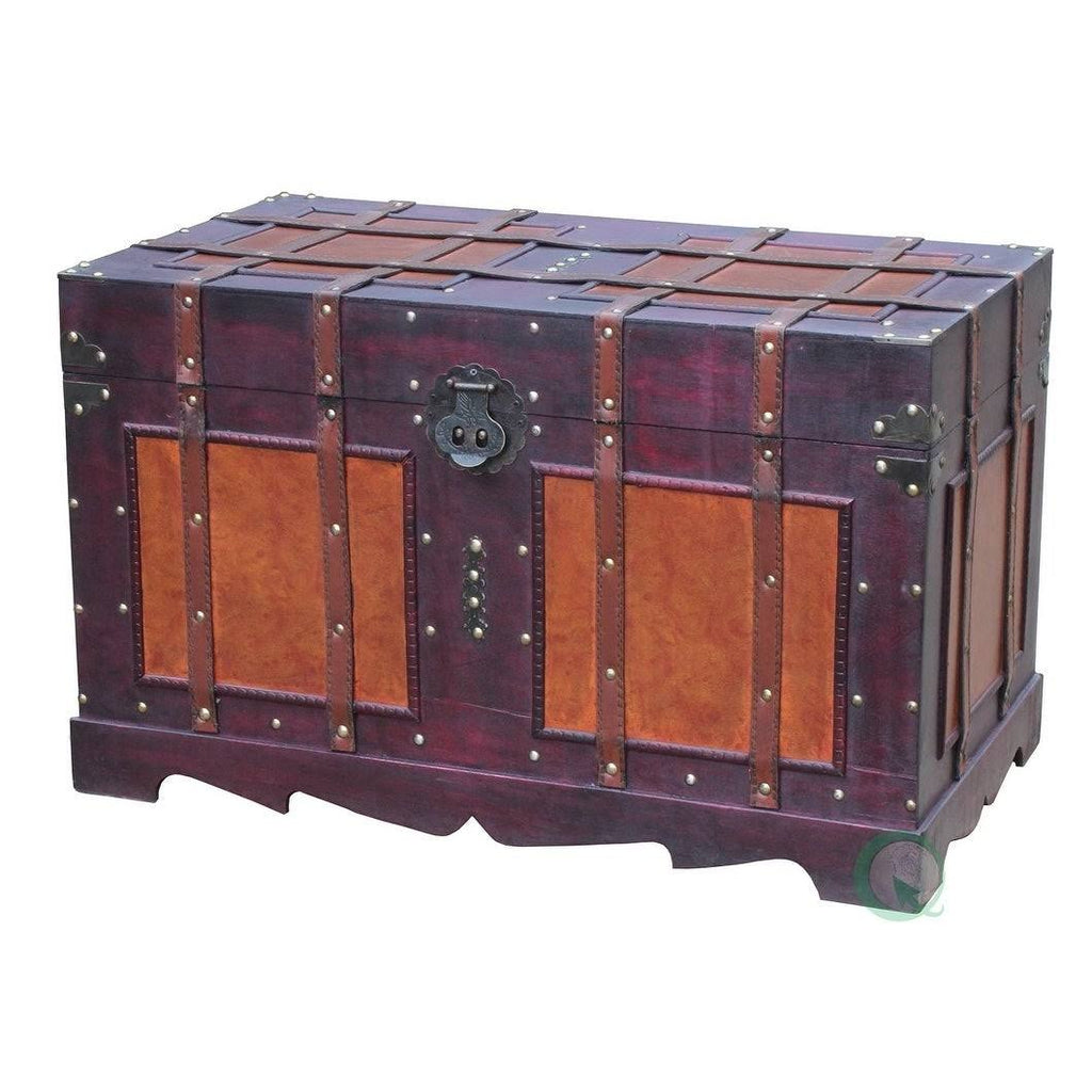 Antique Style Steamer Trunk S4294