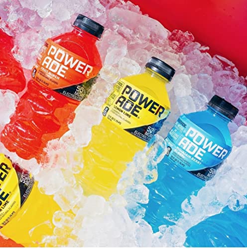 28 fl oz 5 Pack Zero Fruit Punch Sport Drink Bottles F7791