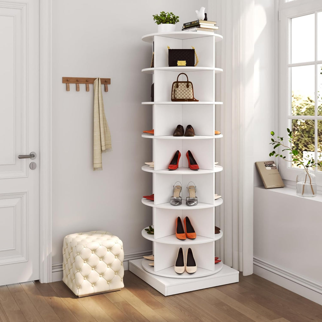 7-Tier Tall Rotating Shoe Rack Z643286