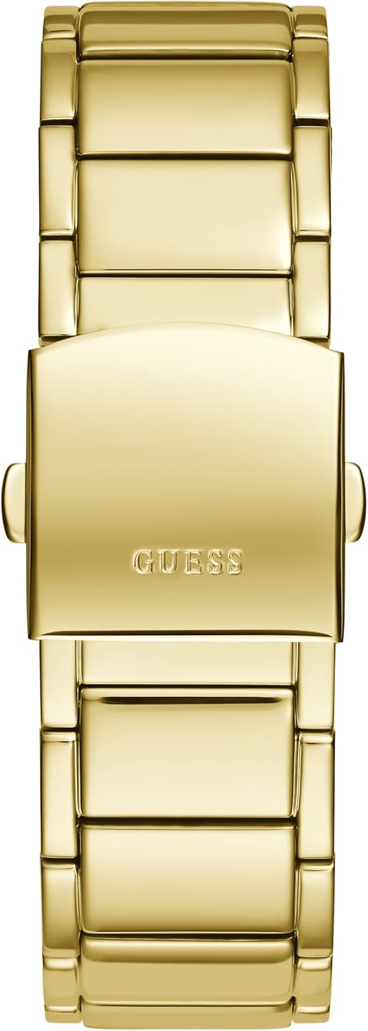 Black Dial Gold-Tone Stainless Steel Watch R35509